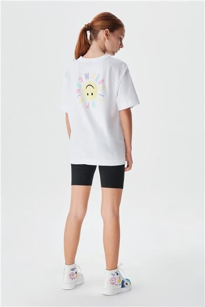 Tyess Kız Çocuk Beyaz T-Shirt