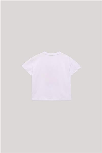 Tyess Kız Çocuk Beyaz T-Shirt