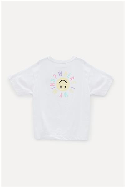 Tyess Kız Çocuk Beyaz T-Shirt