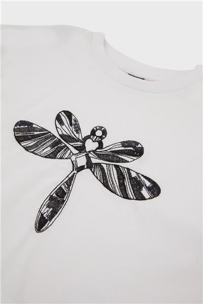 Tyess Kız Çocuk Beyaz T-Shirt