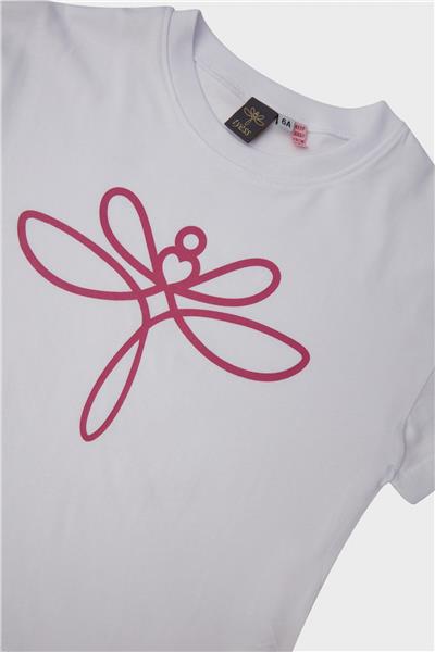 Tyess Kız Çocuk Beyaz T-Shirt
