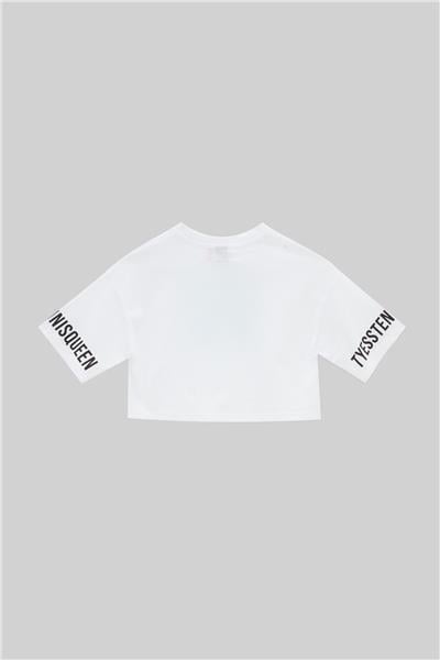 Tyess Kız Çocuk Beyaz T-Shirt