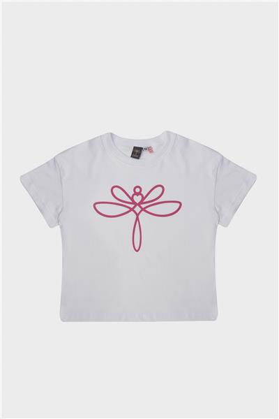 Tyess Kız Çocuk Beyaz T-Shirt