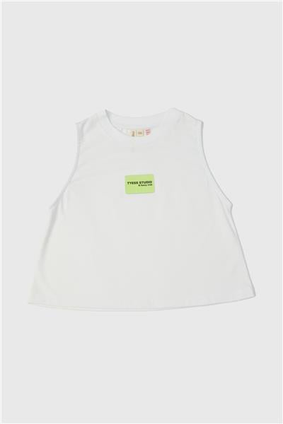 Tyess Kız Çocuk Beyaz T-Shirt