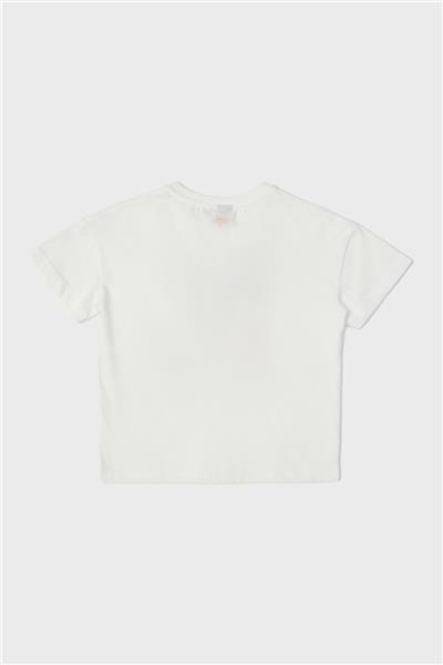 Tyess Kız Çocuk Beyaz T-Shirt