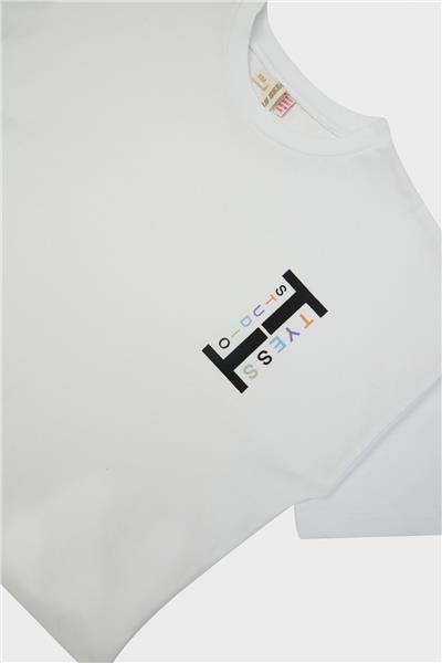 Tyess Kız Çocuk Beyaz T-Shirt