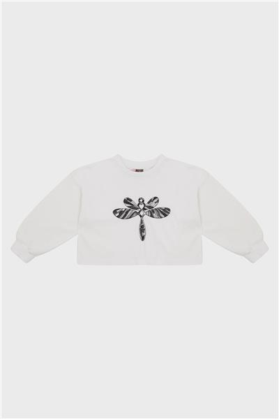 Tyess Kız Çocuk Beyaz T-Shirt
