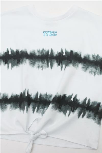 Tyess Kız Çocuk Beyaz T-Shirt
