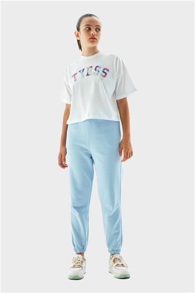 Tyess Kız Çocuk Beyaz T-Shirt