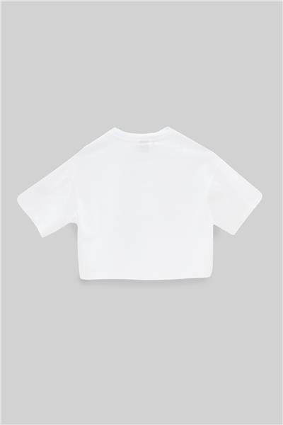 Tyess Kız Çocuk Beyaz T-Shirt