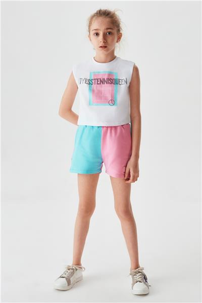 Tyess Kız Çocuk Beyaz T-Shirt