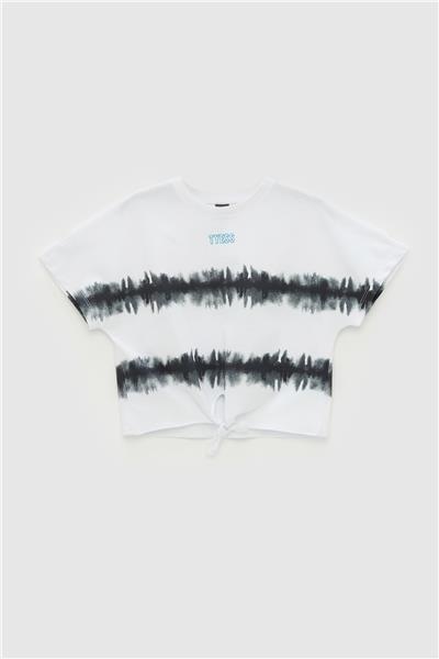 Tyess Kız Çocuk Beyaz T-Shirt