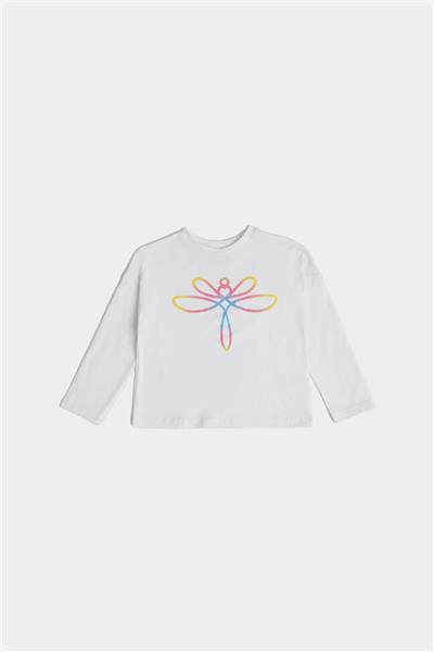 Tyess Kız Çocuk Beyaz T-Shirt
