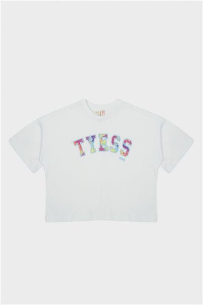 Tyess Kız Çocuk Beyaz T-Shirt