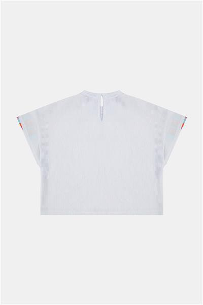 Tyess Kız Çocuk Beyaz Tshirt