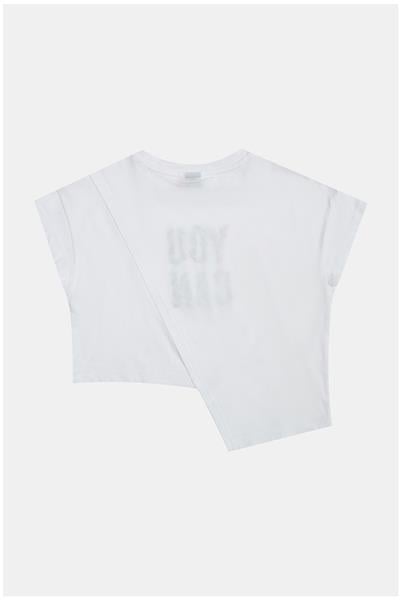 Tyess Kız Çocuk Beyaz Tshirt