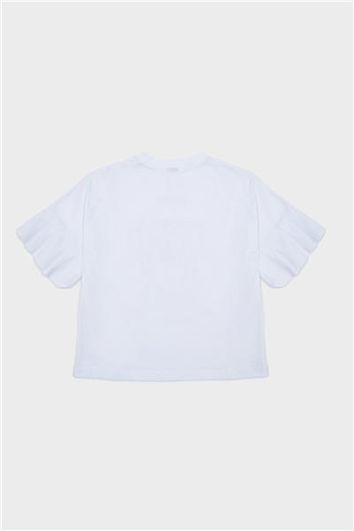 Tyess Kız Çocuk Beyaz Tshirt