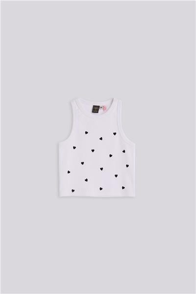 Tyess Kız Çocuk Beyaz TshirtTyess Kız Çocuk Beyaz Tshirt