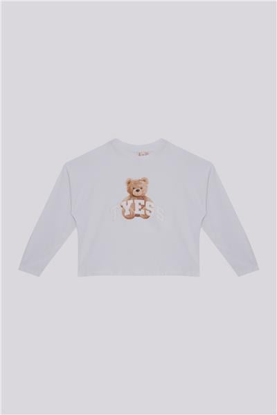 Tyess Kız Çocuk Beyaz TshirtTyess Kız Çocuk Beyaz Tshirt