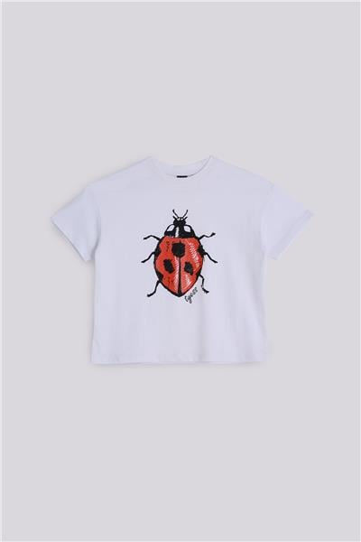 Tyess Kız Çocuk Beyaz TshirtTyess Kız Çocuk Beyaz Tshirt