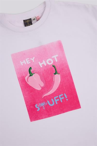 Tyess Kız Çocuk Beyaz TshirtTyess Kız Çocuk Beyaz Tshirt