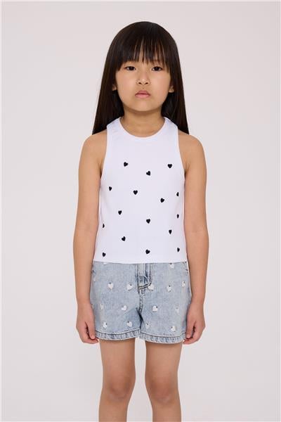 Tyess Kız Çocuk Beyaz TshirtTyess Kız Çocuk Beyaz Tshirt