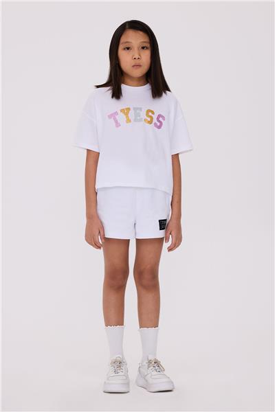 Tyess Kız Çocuk Beyaz TshirtTyess Kız Çocuk Beyaz Tshirt