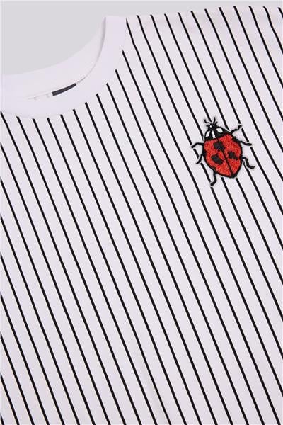 Tyess Kız Çocuk Çizgili SweatshirtTyess Kız Çocuk Çizgili Sweatshirt
