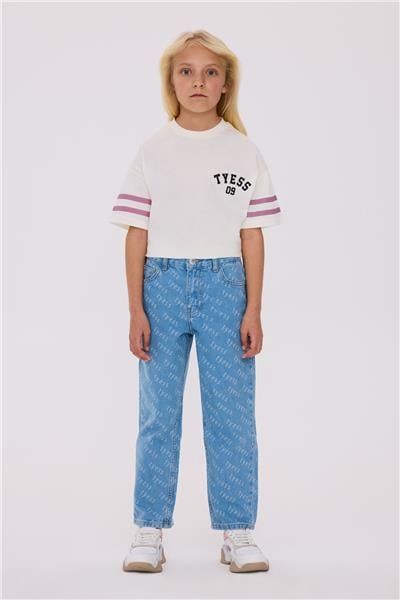 Tyess Kız Çocuk Denim PantolonTyess Kız Çocuk Denim Pantolon