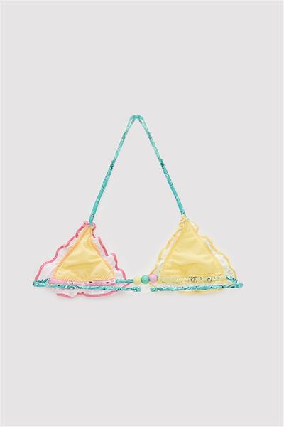 Tyess Kız Çocuk Desenli Bikini