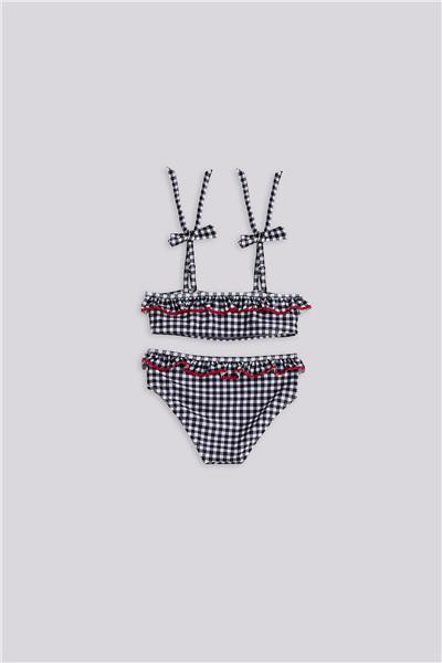 Tyess Kız Çocuk Desenli BikiniTyess Kız Çocuk Desenli Bikini