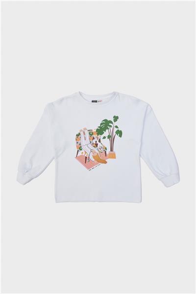 Tyess Kız Çocuk Desenli Pijama Takımı