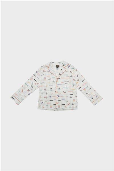 Tyess Kız Çocuk Desenli Pijama Takımı
