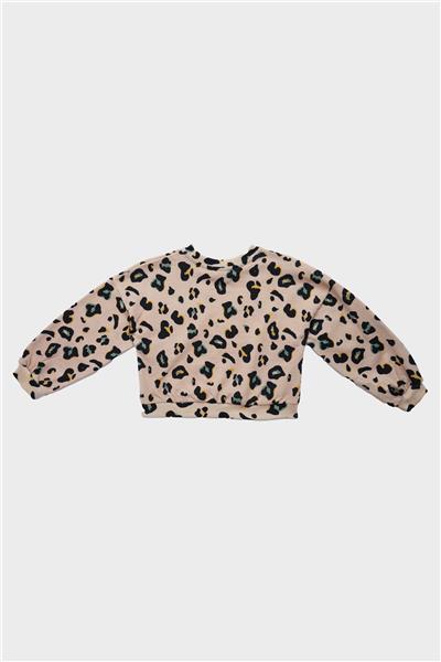 Tyess Kız Çocuk Desenli Sweatshirt