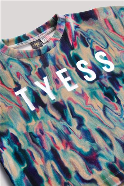 Tyess Kız Çocuk Desenli Sweatshirt