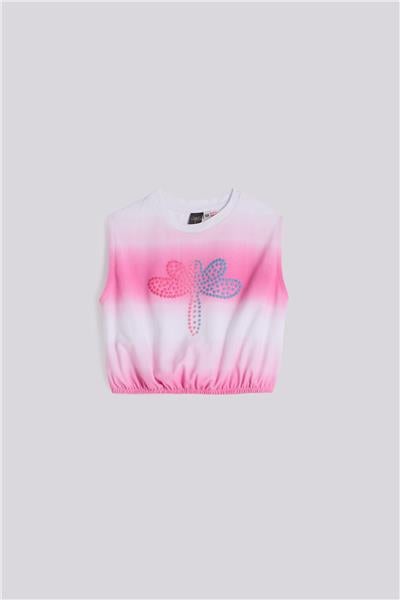Tyess Kız Çocuk Desenli TshirtTyess Kız Çocuk Desenli Tshirt