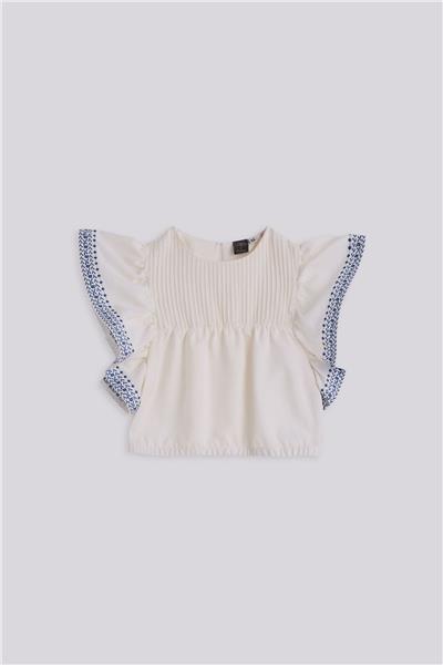 Tyess Girl Ecru BlouseTyess Girl Ecru Blouse