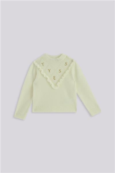 Tyess Girl Ecru SweaterTyess Girl Ecru Sweater