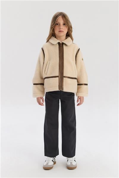 Tyess Girl Ecru CoatTyess Girl Ecru Coat