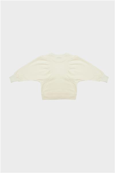 Tyess Kız Çocuk Ekru Sweatshirt