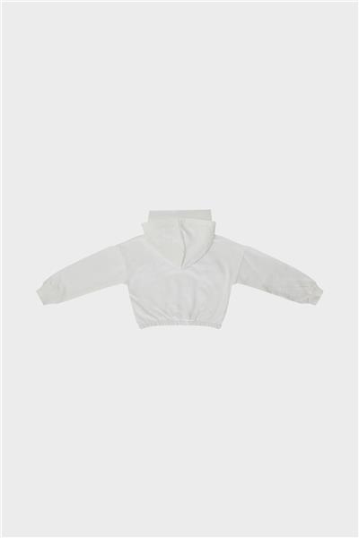 Tyess Kız Çocuk Ekru Sweatshirt