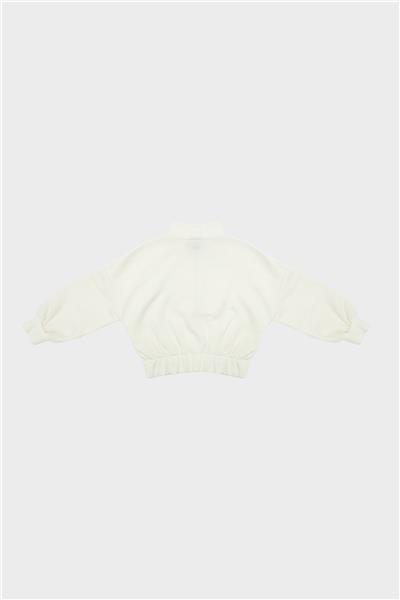 Tyess Kız Çocuk Ekru Sweatshirt