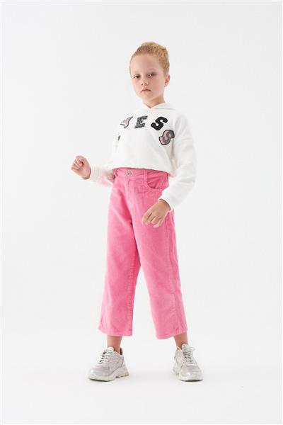 Tyess Kız Çocuk Ekru Sweatshirt