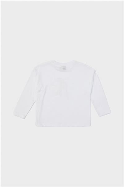 Tyess Kız Çocuk Ekru T-Shirt