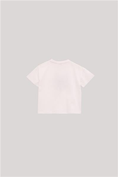 Tyess Kız Çocuk Ekru T-Shirt