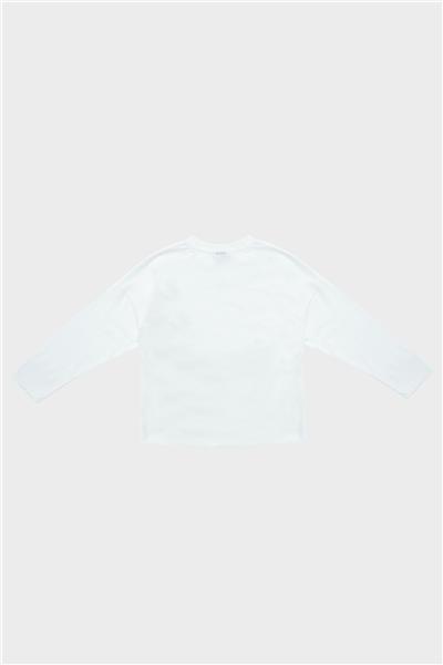 Tyess Kız Çocuk Ekru T-Shirt