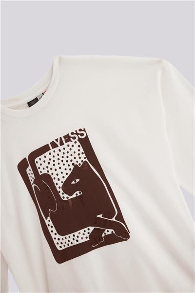 Tyess Girl Ecru TshirtTyess Girl Ecru Tshirt