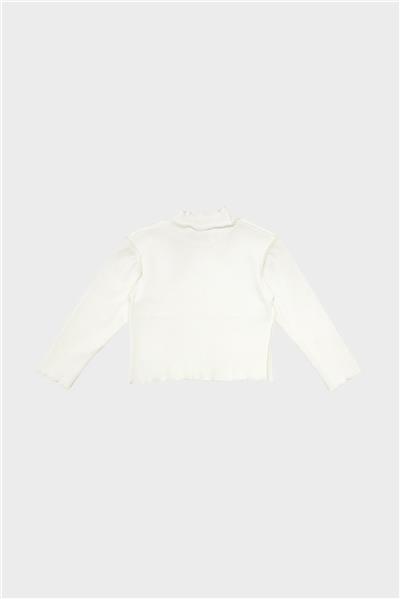 Tyess Kız Çocuk Ekru Tshirt