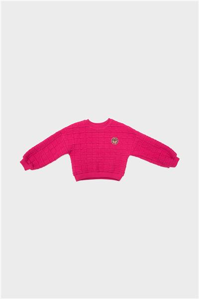 Tyess Kız Çocuk Fuşya Sweatshirt