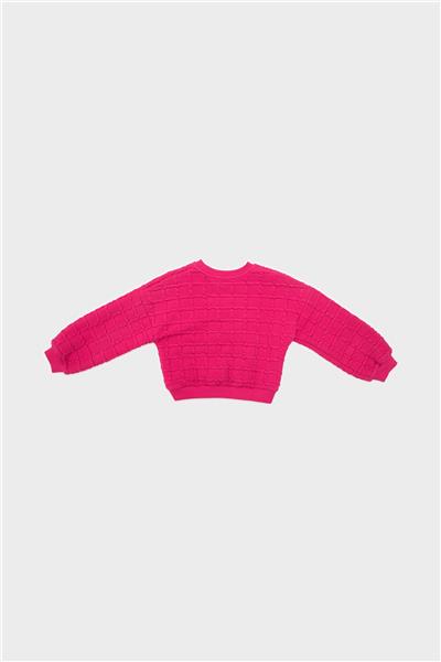 Tyess Kız Çocuk Fuşya Sweatshirt